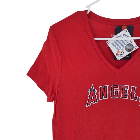 Fanatics Women's Los Angeles Angels Team V-Neck Short Sleeve Shirt - M - Picture 3 of 6
